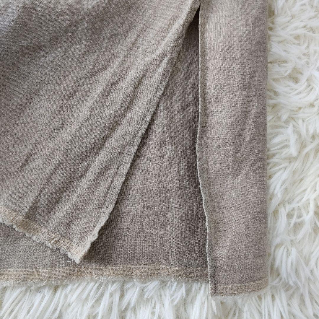 TOUJOURSトゥジュー⿻ヘンリーネックリネンチュニック