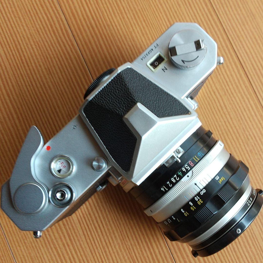 ニコマート50ミリF1.4付き専用ケース付属フィルムカメラ