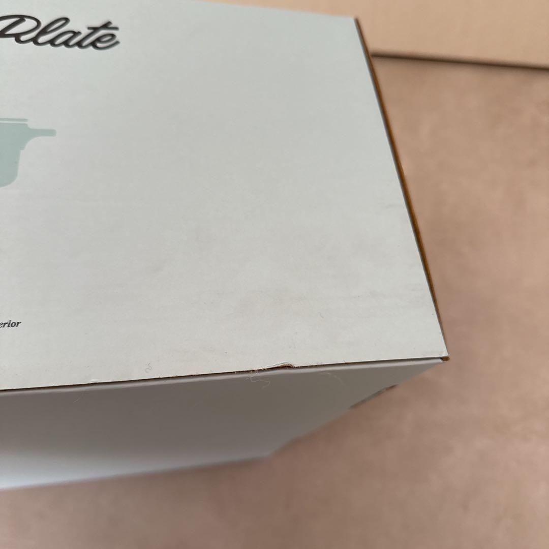 新品BRUNO コンパクトホットプレート 本体 プレート2種ブルーグレー