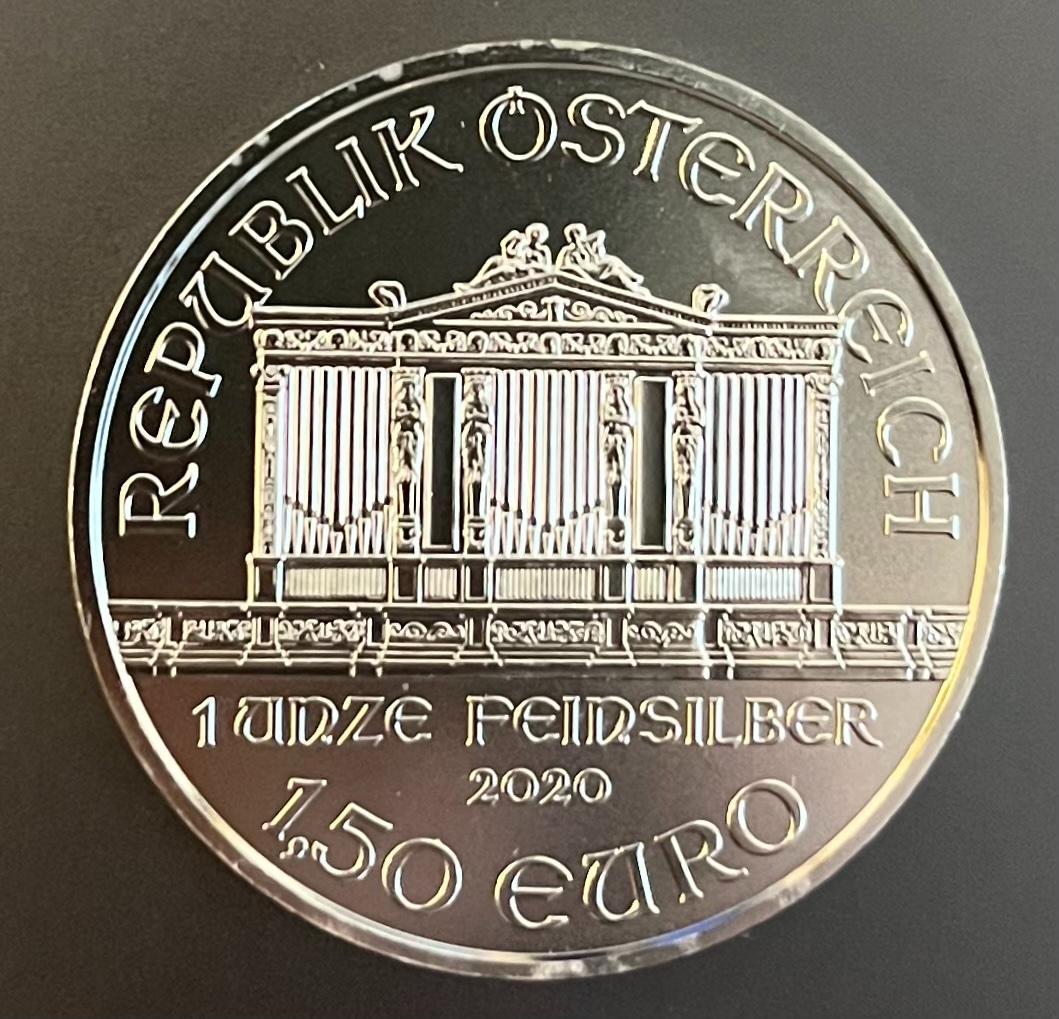 ウィーンフィルハーモニー 2020年 1オンス銀貨