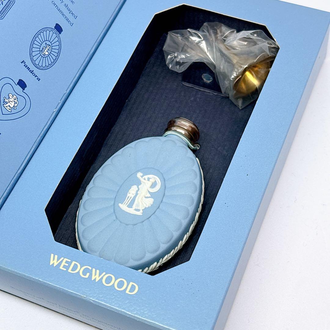 【未使用】ウェッジウッド ジャスパー パヒュームボトル オーバル型 パンドラ