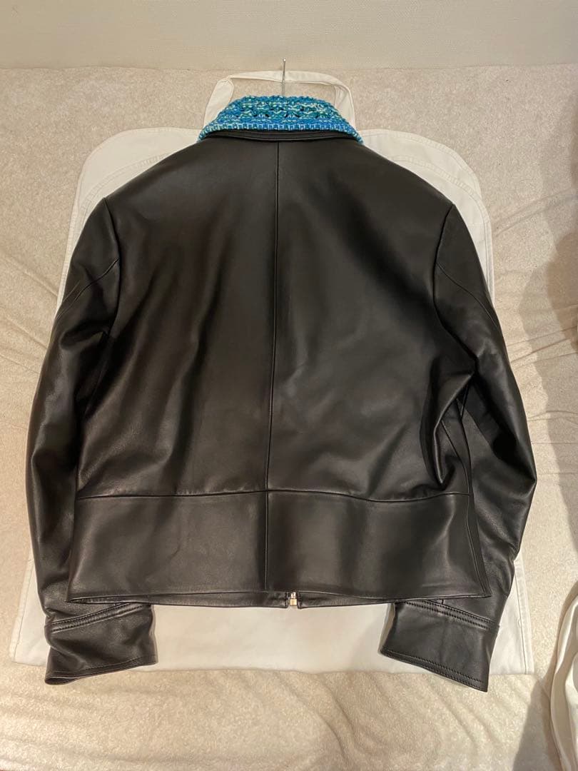 AMBUSH クロシェ編み レザージャケット