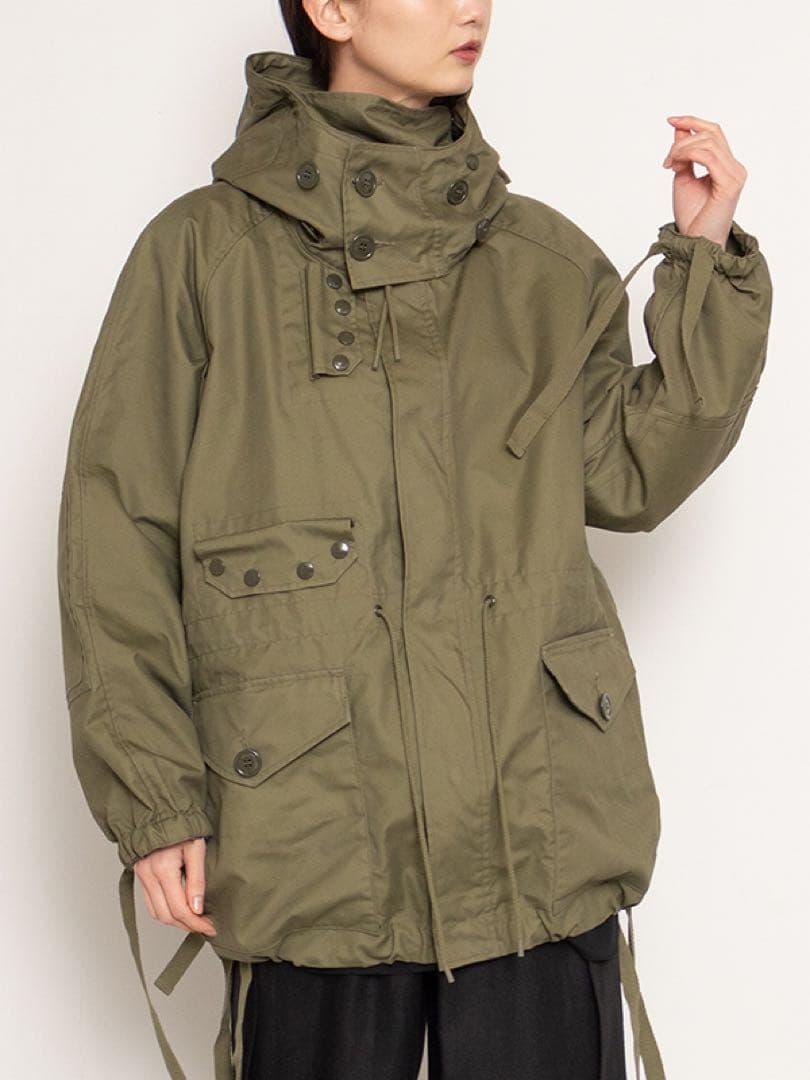 ジャケット・アウター HYKE N/C MILITARY JACKET