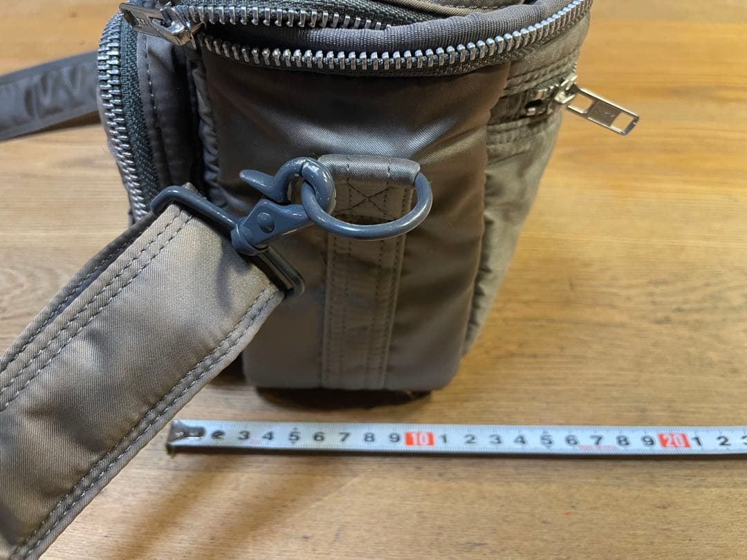 ポーター　タンカー シルバー　カメラ　ショルダーバッグ