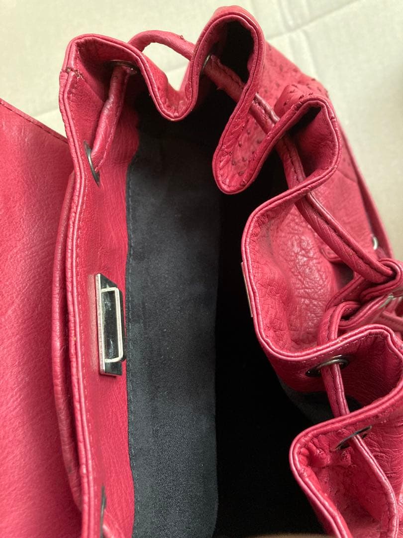 リュック　オーストリッチ　美品