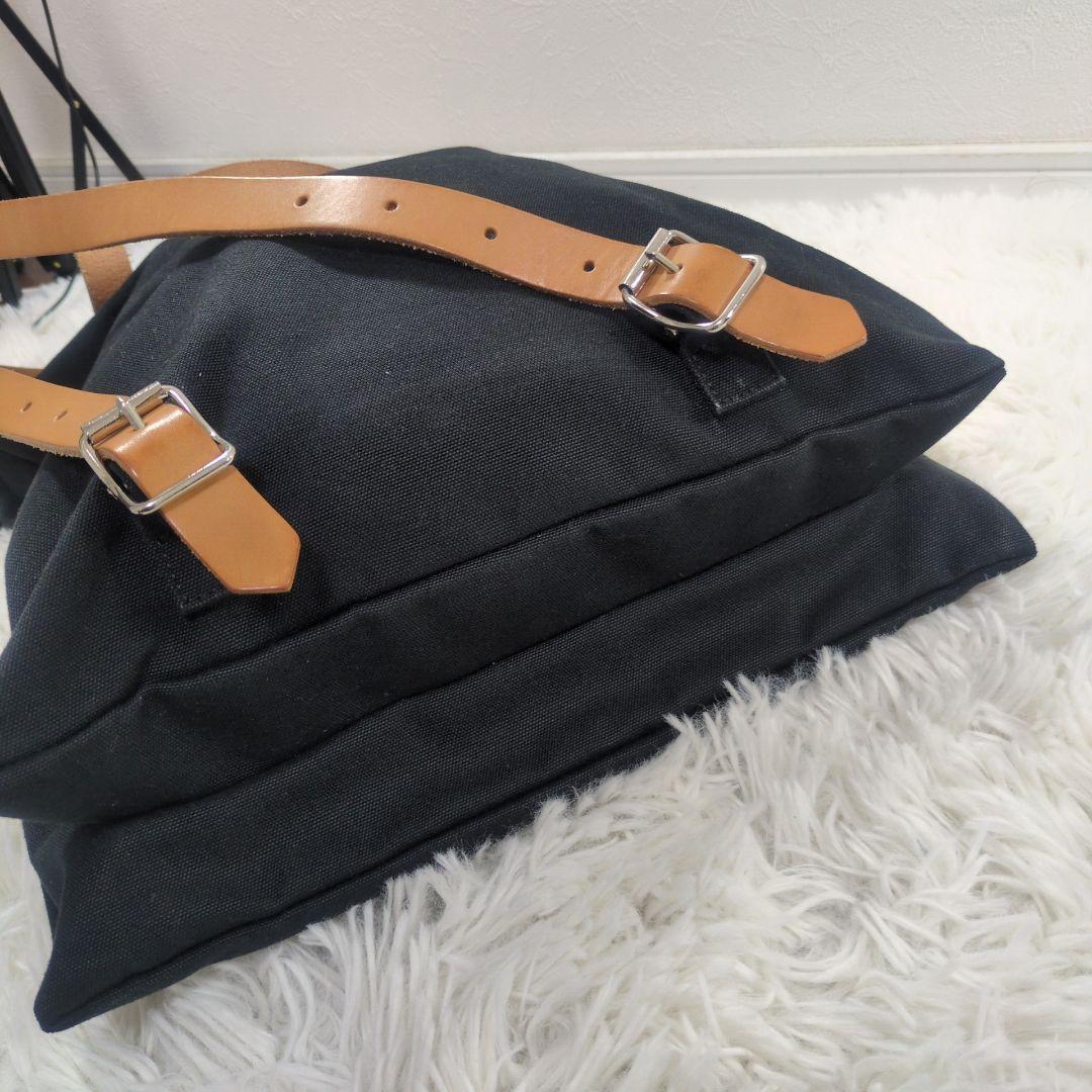 美品 マリメッコ　eppu バックパック トート レザー×キャンバス 2way