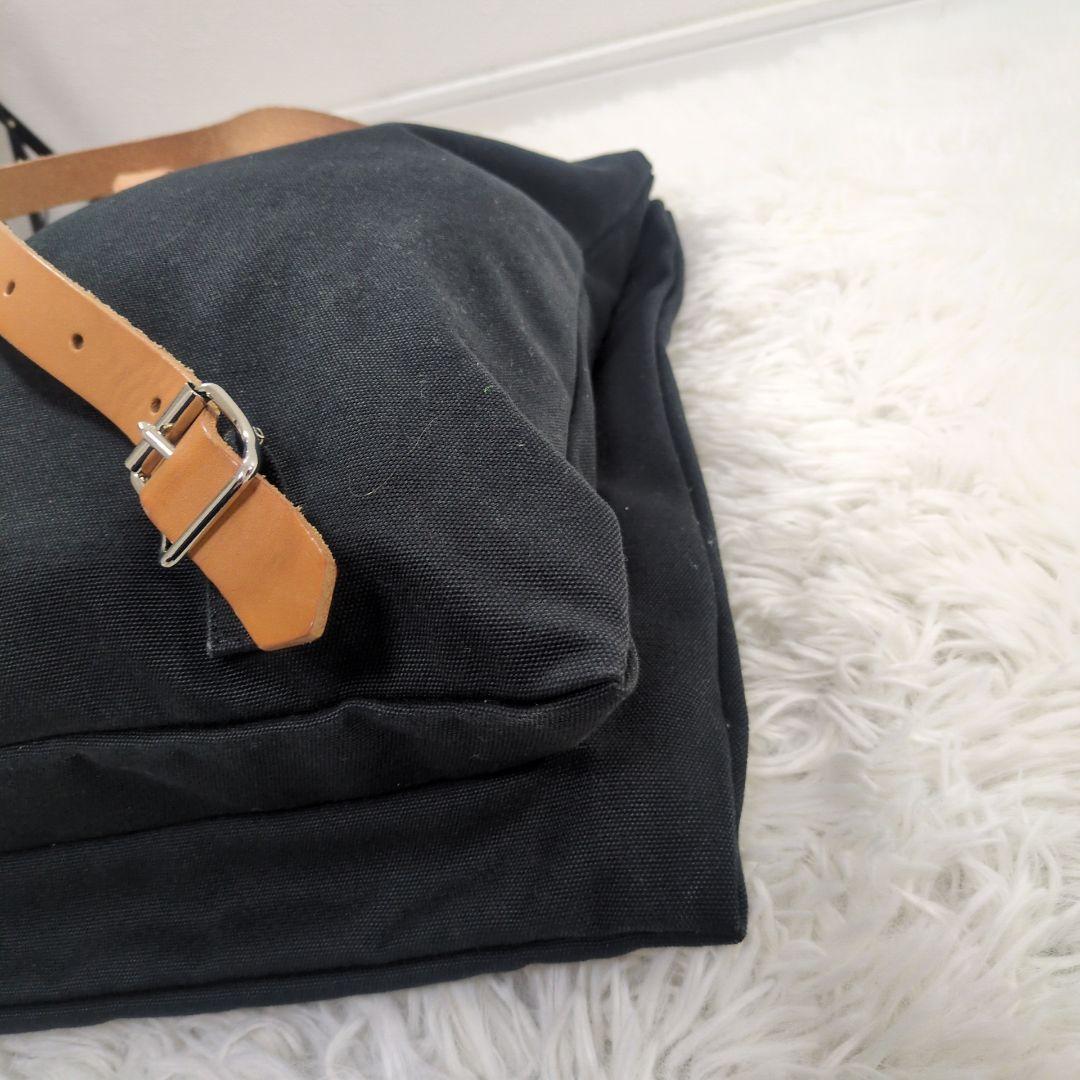 美品 マリメッコ　eppu バックパック トート レザー×キャンバス 2way