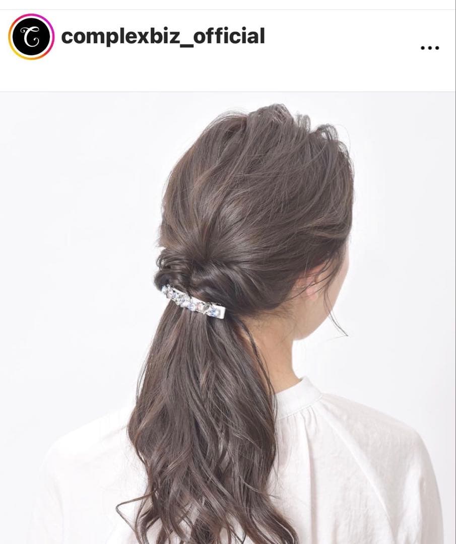 778【新品未使用】結婚式＊入学式＊和装／春色カラー大粒スワロフスキーバレッタ