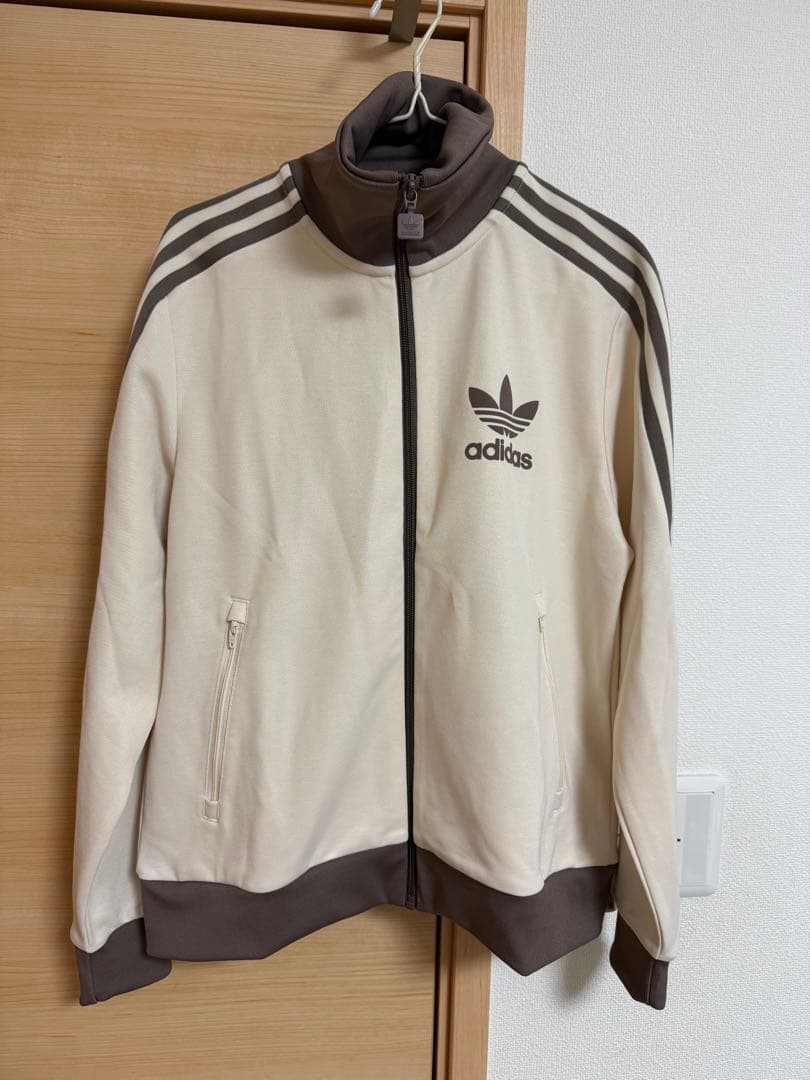 adidasベッケンバウアートラックジャケットベージュXL