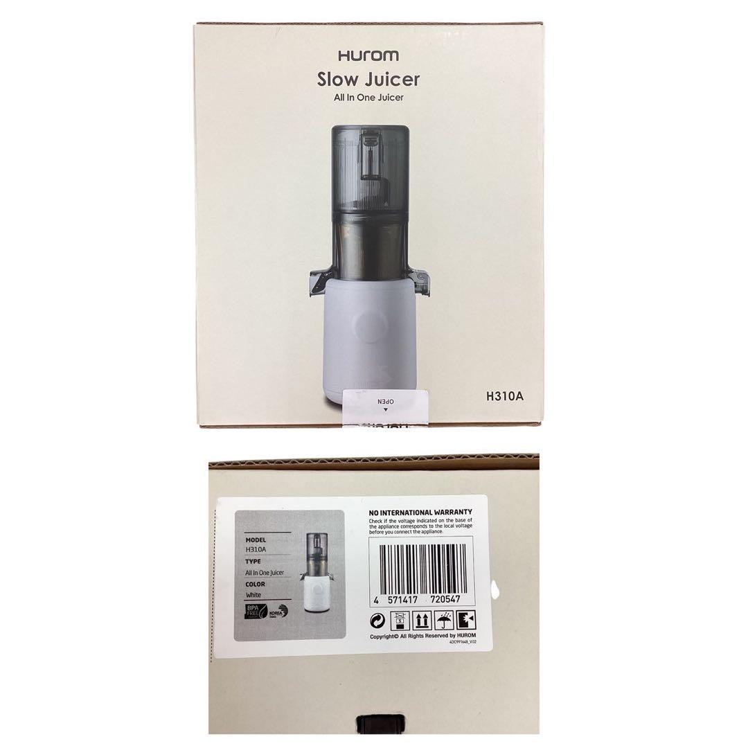 限定価格！【アウトレット】　H310A HUROM スロージューサー　ラベンダー