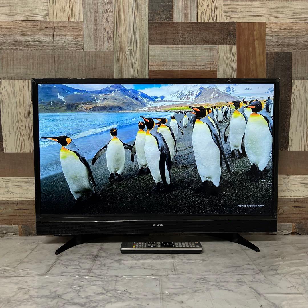 即日受渡❣️全国送料込 aiwa32V型ハイビジョンWチューナーで裏番組録画対応