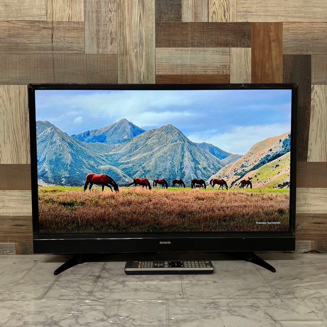 即日受渡❣️全国送料込 aiwa32V型ハイビジョンWチューナーで裏番組録画対応