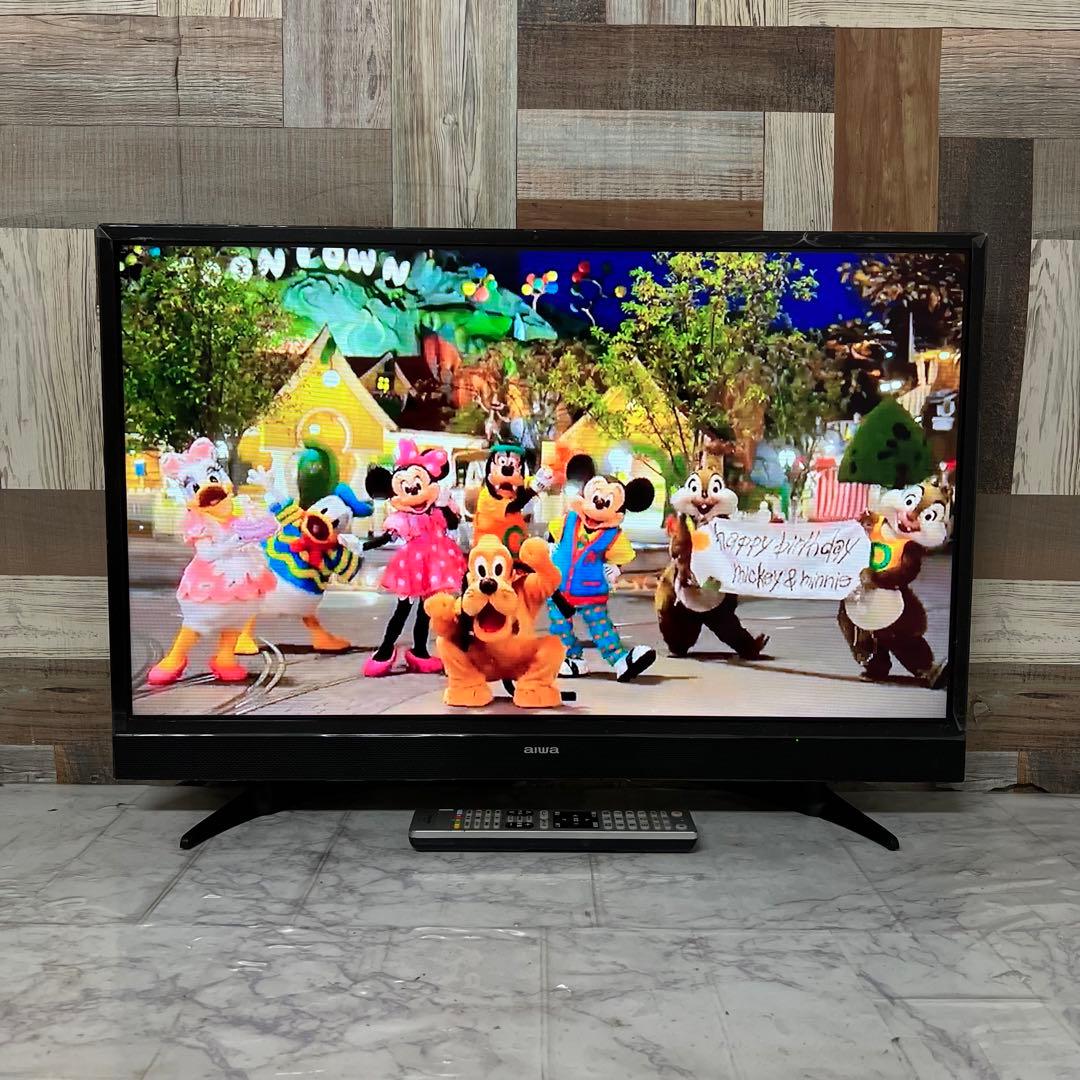 即日受渡❣️全国送料込 aiwa32V型ハイビジョンWチューナーで裏番組録画対応