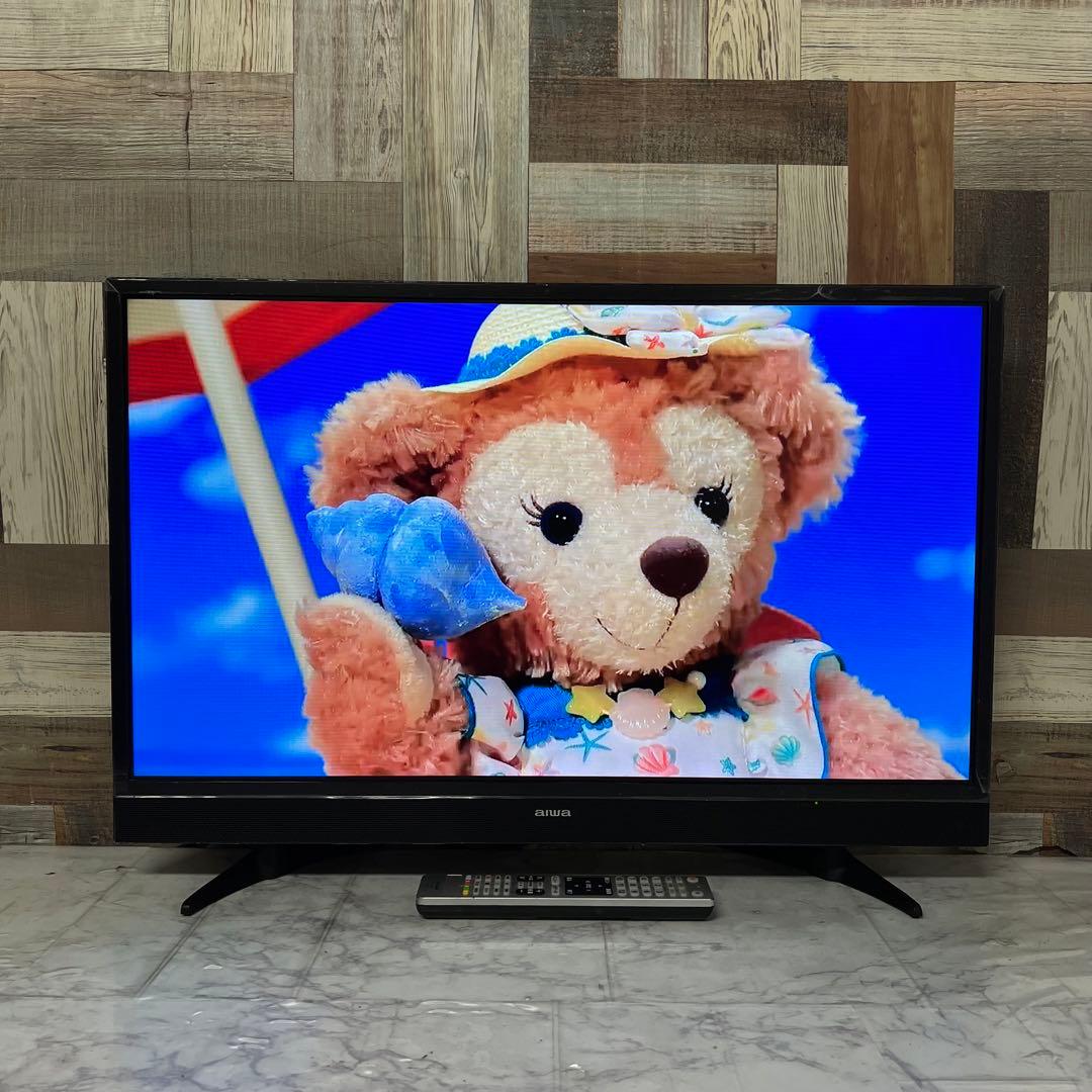 即日受渡❣️全国送料込 aiwa32V型ハイビジョンWチューナーで裏番組録画対応