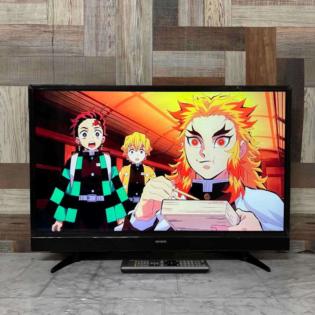 即日受渡❣️全国送料込 aiwa32V型ハイビジョンWチューナーで裏番組録画対応