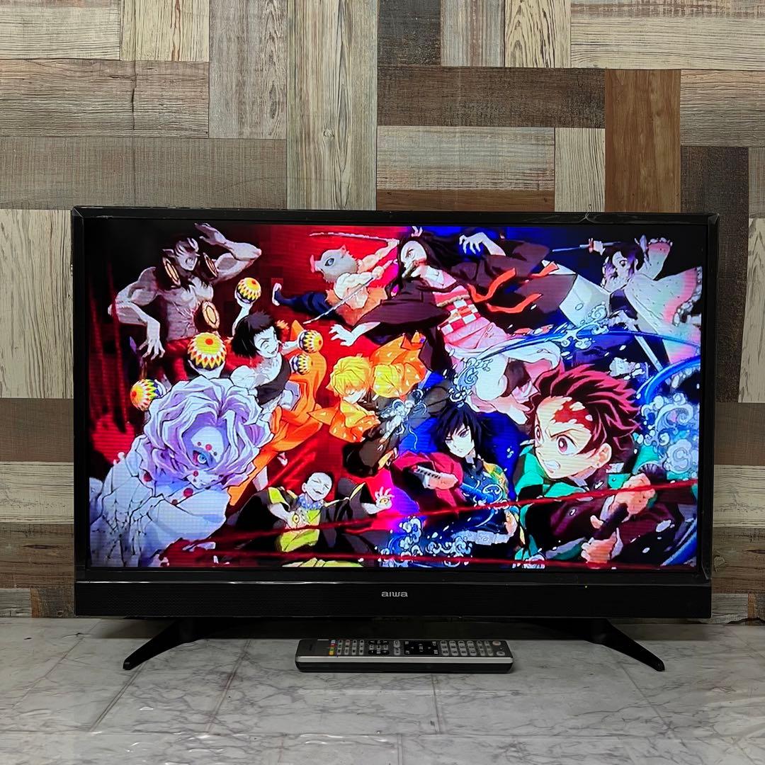 即日受渡❣️全国送料込 aiwa32V型ハイビジョンWチューナーで裏番組録画対応