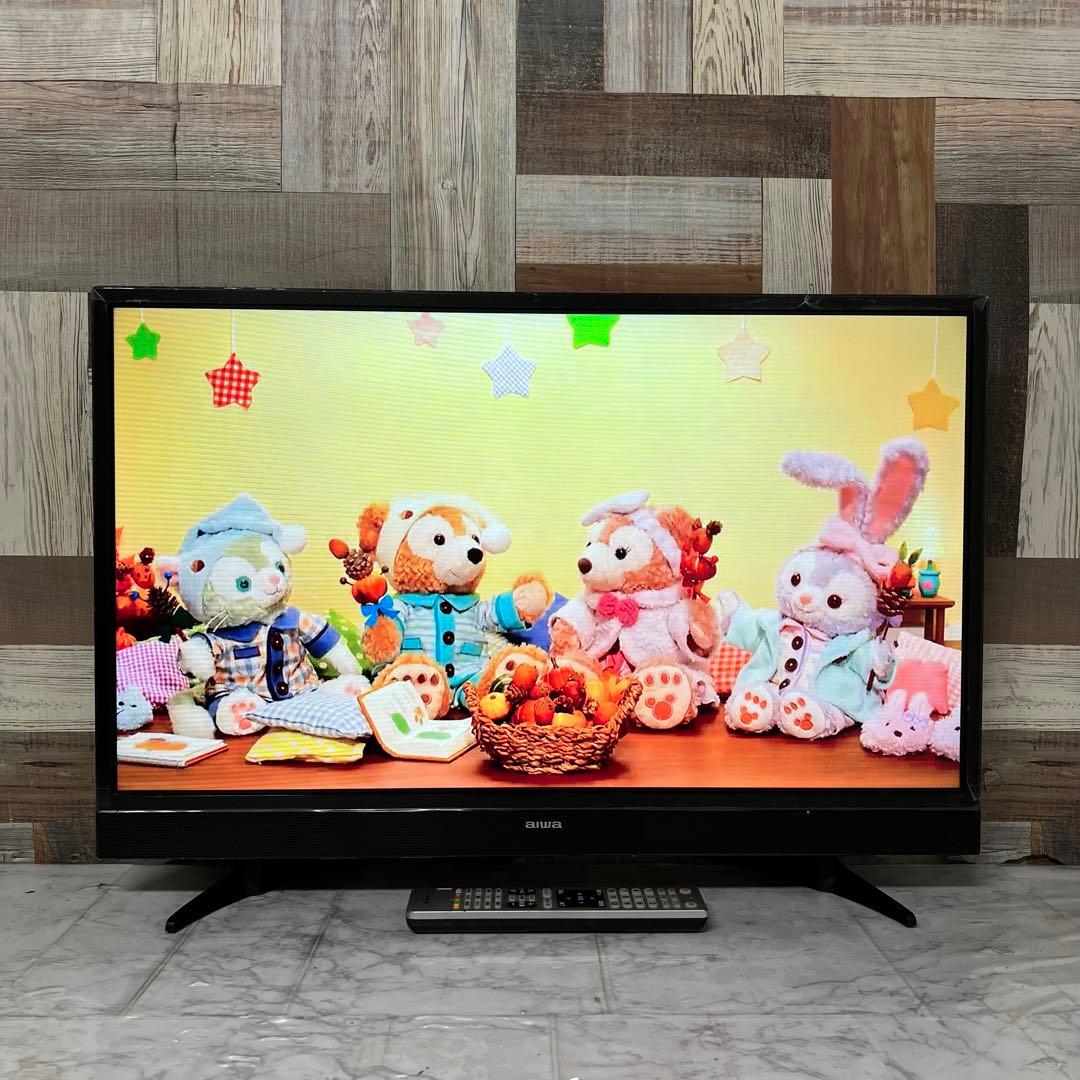 即日受渡❣️全国送料込 aiwa32V型ハイビジョンWチューナーで裏番組録画対応
