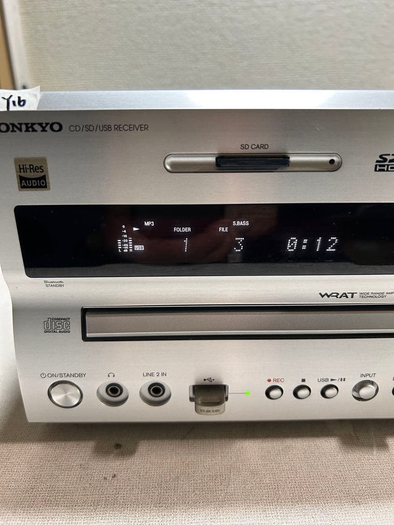 Y16 整備ONKYO NFR-7FX ハイレゾ CD/SD/USBレシーバー