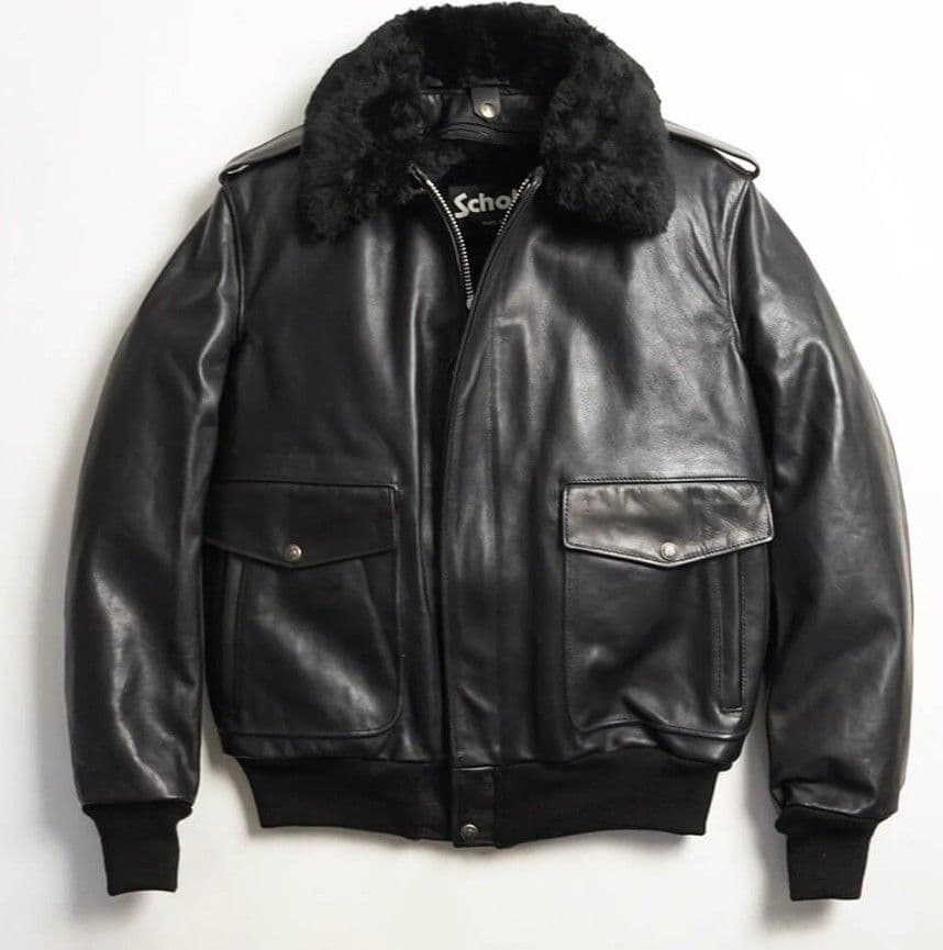 美品 ショット SCHOTT　184SM A-2 レザーフライトジャケット