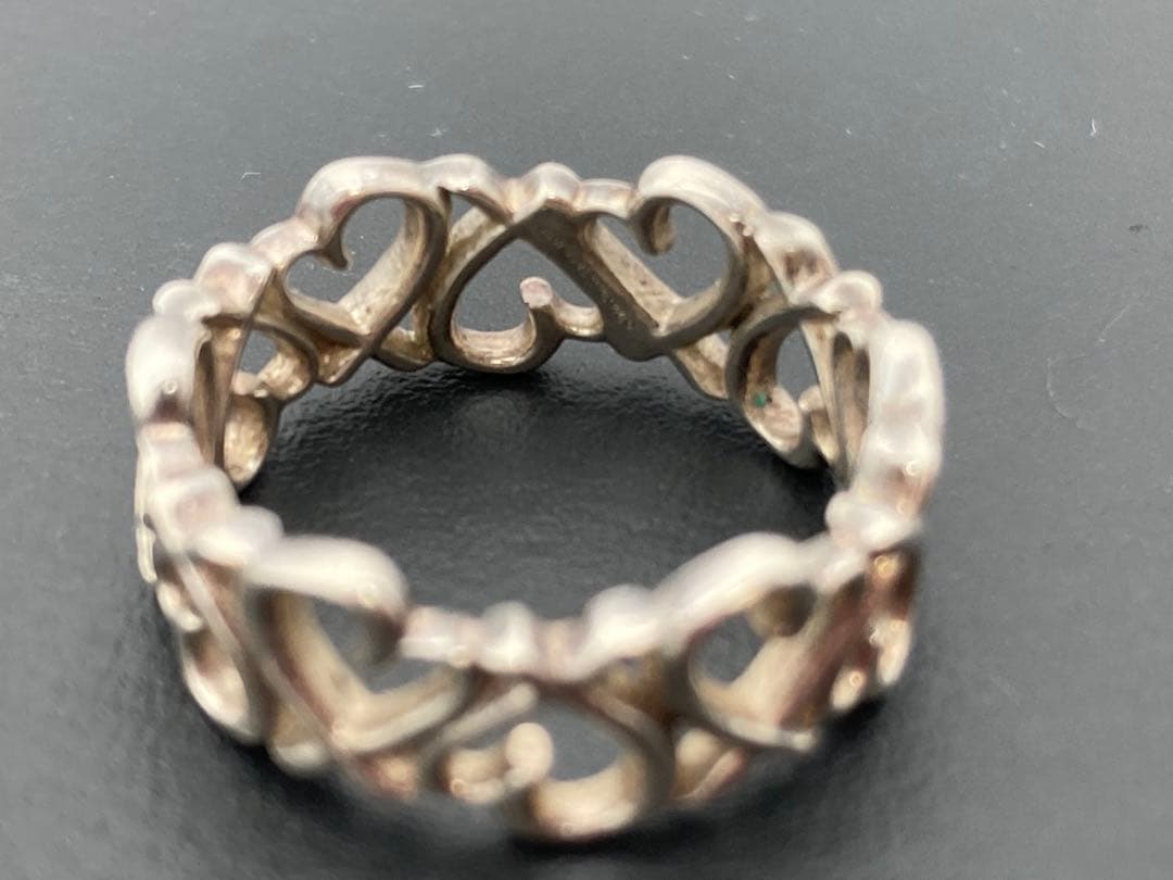 ティファニー　ラビングハートバンドリング　12.5号