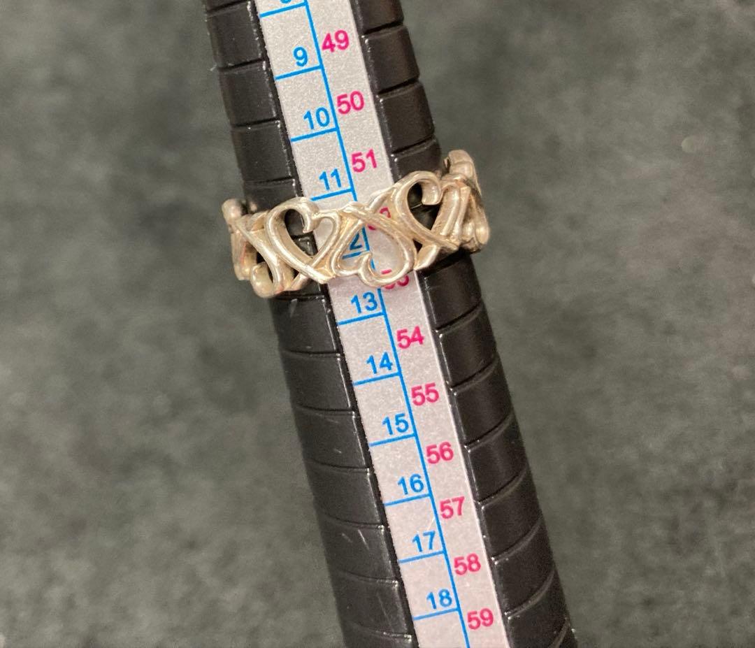 ティファニー　ラビングハートバンドリング　12.5号