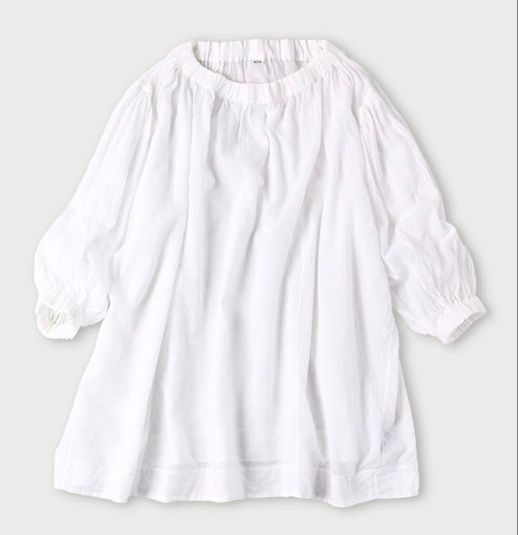 45R 2025ss コットン100% チュニックブラウス