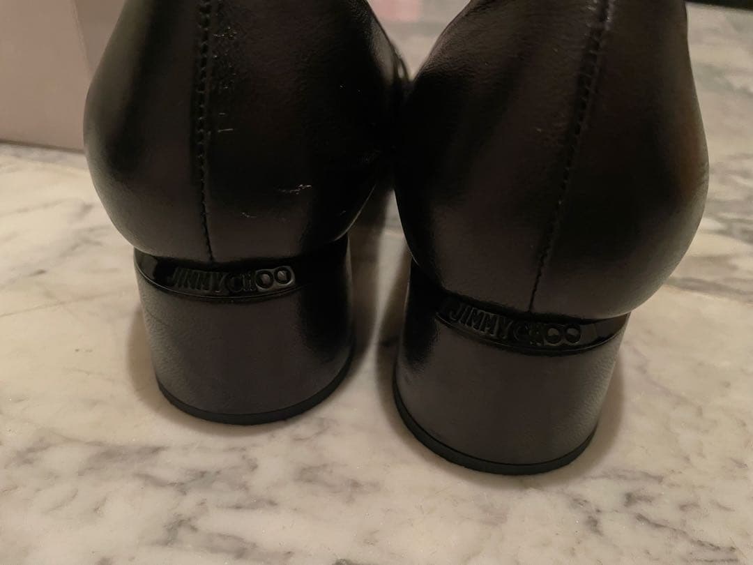 JIMMY CHOO ELISAブラックハイヒール・パンプス