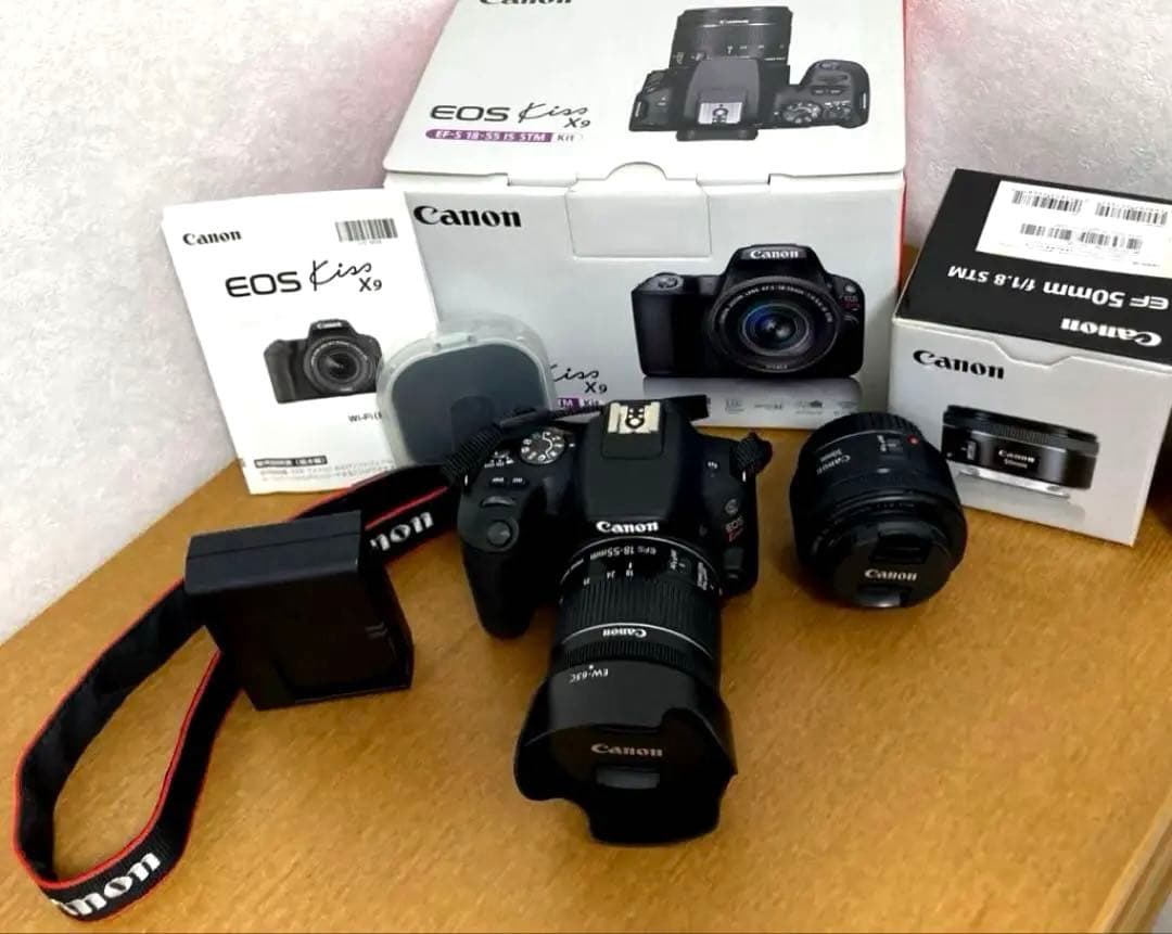 Canon EOS Kiss X9 レンズ2本セット（18-55mm＋50mm）