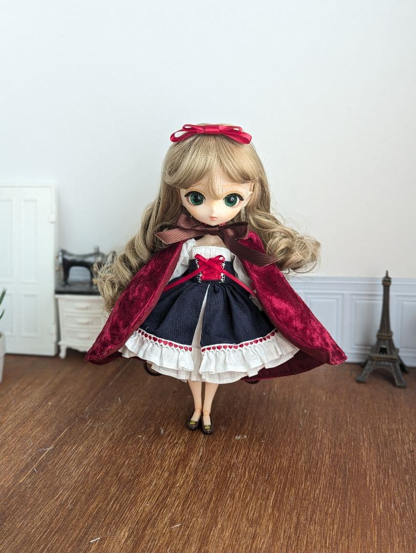1545※ハルモニアブルーム服※赤ずきんモチーフのクラシカルドレスセット