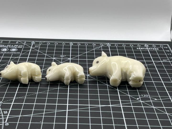 ナンタケットバスケット タグアナッツ 飾り クマの親子 6