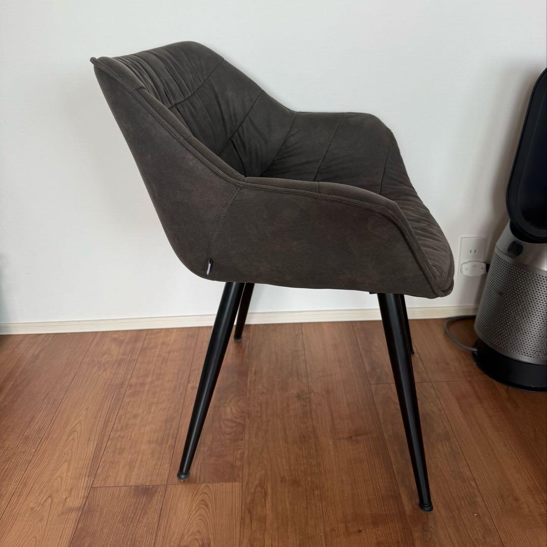 しよこ【KARE(カレ)】テルマ　ダイニングチェア(2脚セット)