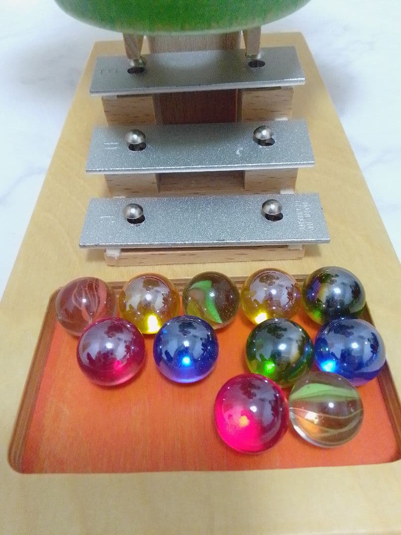 ☆美品☆ BECK ベック社 トレイクーゲルタワー 木製 ビー玉 スロープトイ