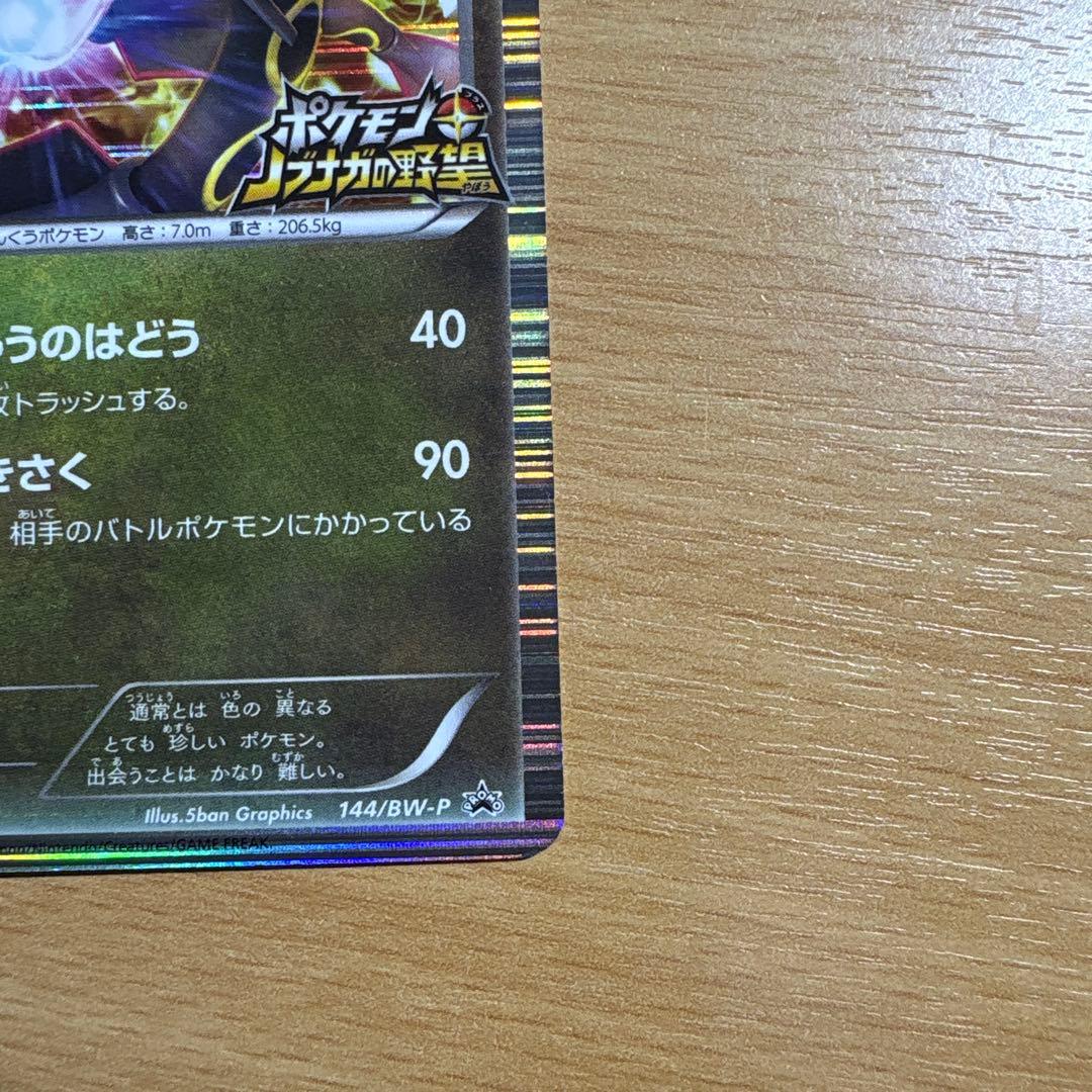 レックウザ ノブナガの野望　プロモ 黒いレックウザ　色違い