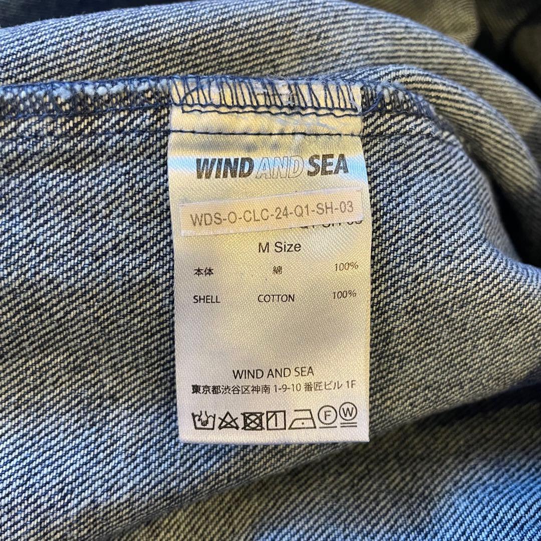 WIND AND SEA WORKER SHIRT DENIM ウィンダンシー