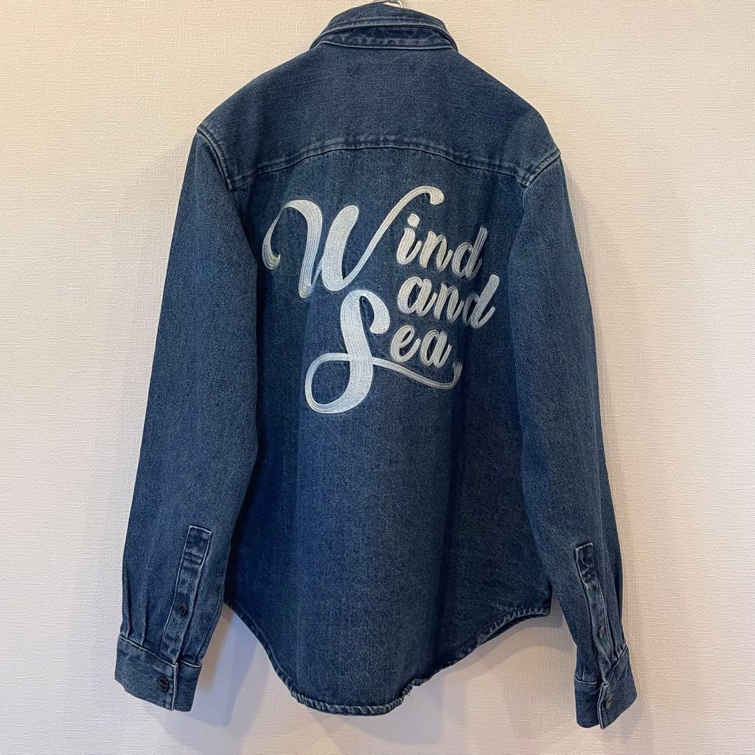 WIND AND SEA WORKER SHIRT DENIM ウィンダンシー