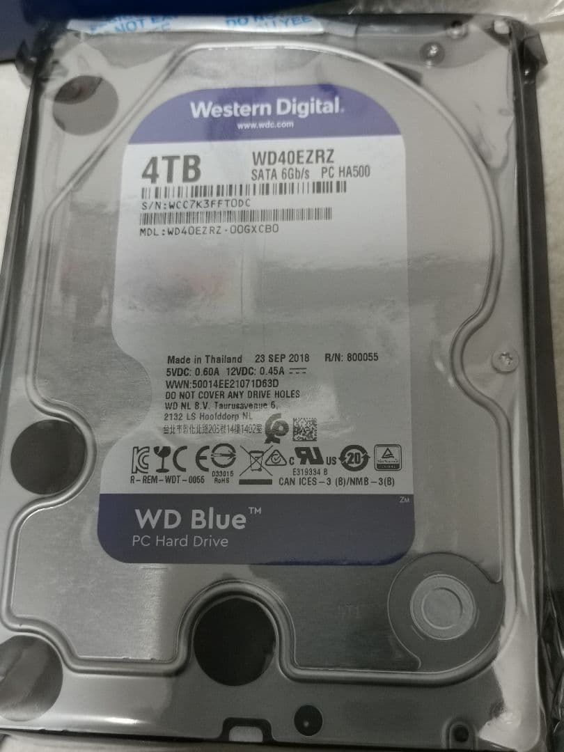 WD Blue 4TB 内蔵HDD 2個セット　新品未開封（注意あり）