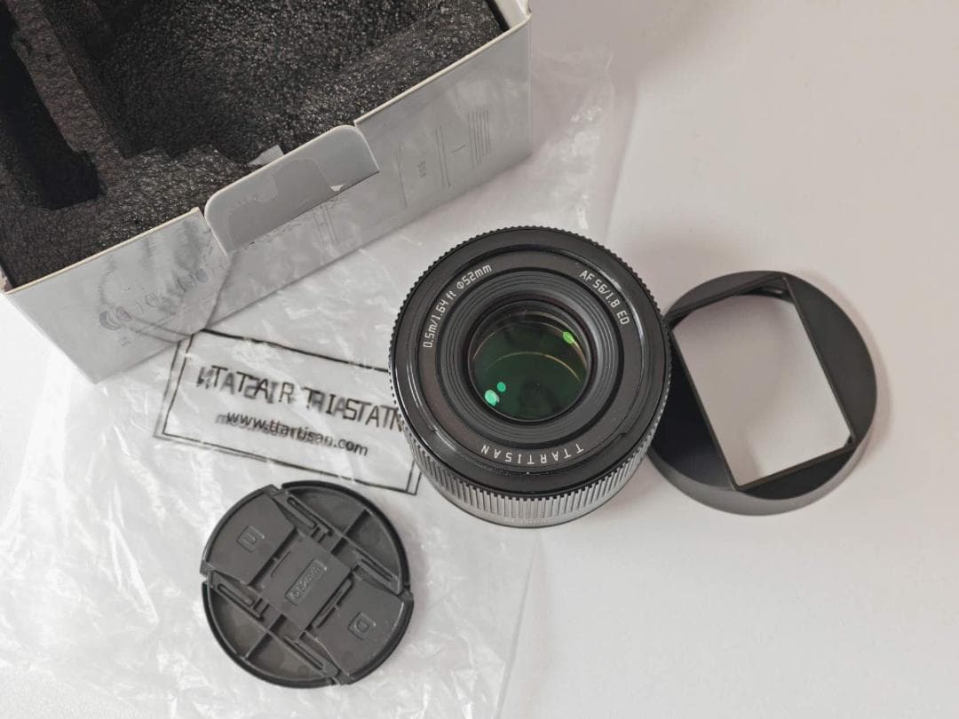 [美品] AF 56mm f/1.8 TTartisan Xフジ用