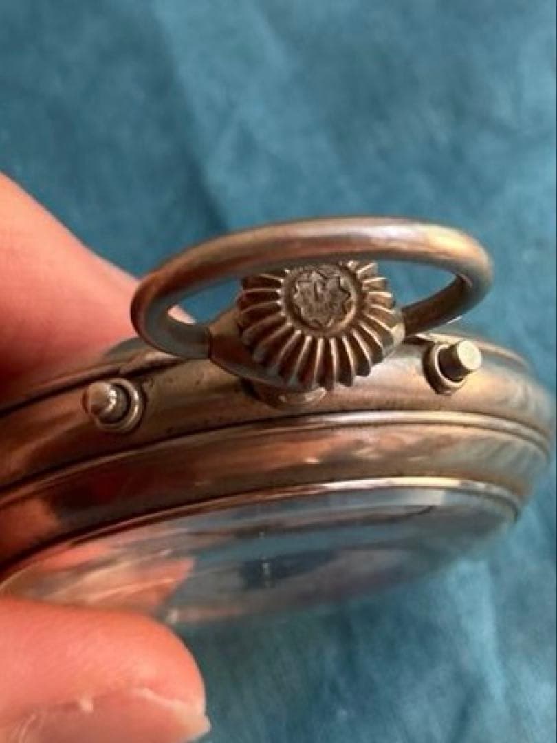 【専用ページ】ユンハンス　懐中時計　稼働品　軍用　アラーム機能付