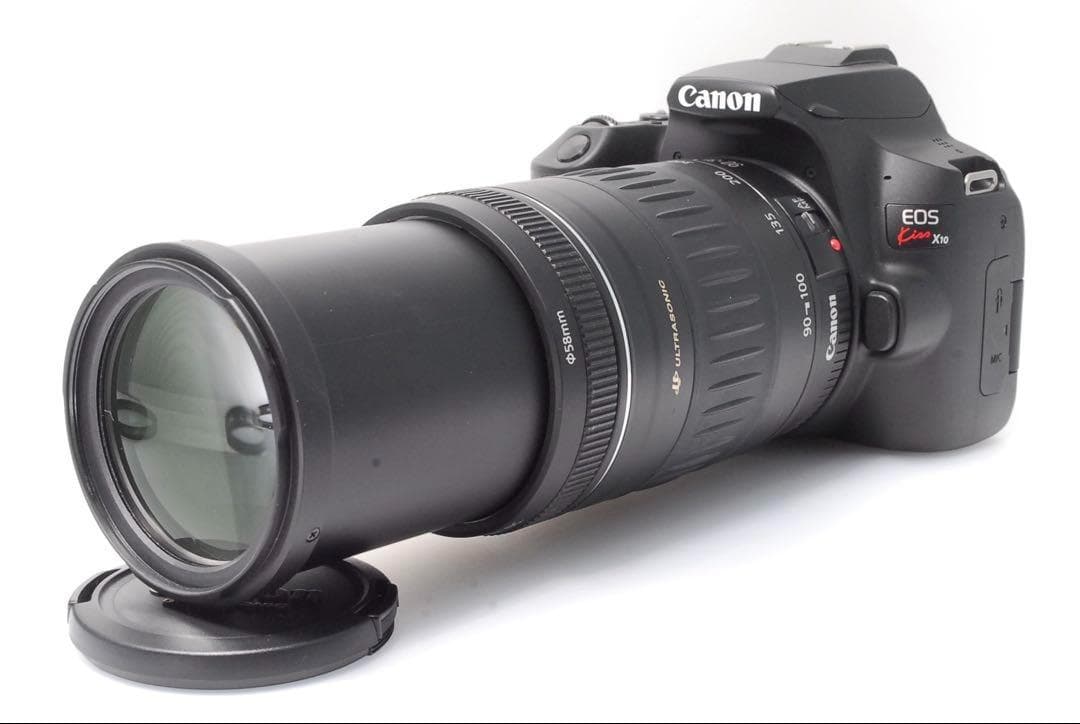 ✨Wi-Fiスマホ接続✨CANON KISS 10✨ダブルレンズ✨4K動画OK