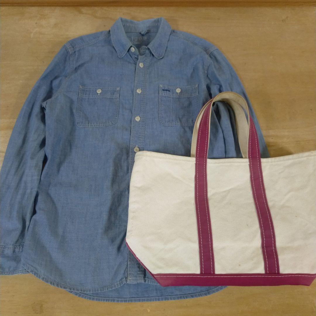 USA製 LLBeanエルエルビーン 単色タグ 80s90s 帆布トートバッグ