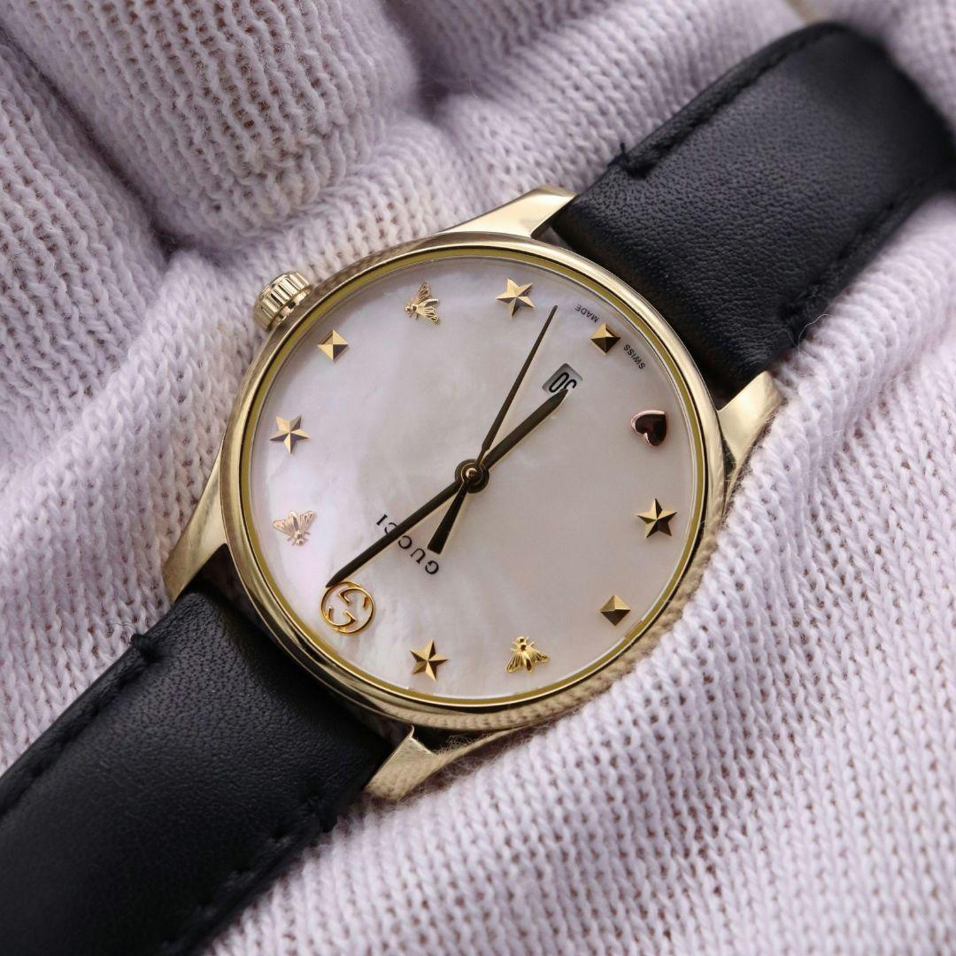 正規品【新品電池】GUCCI 126.5/スター 動作品 超美品 人気モデル