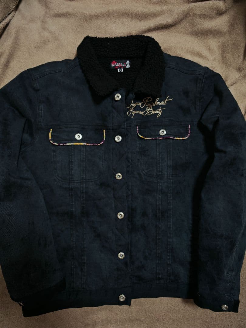 Divine Gジャン スカジャン 和風ジャケット 芸者 vintage 縫取