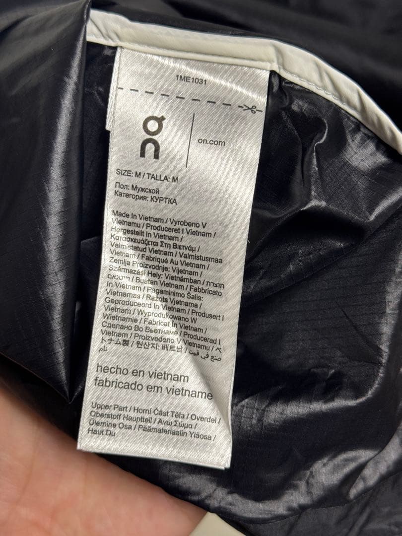 【超美品】on オン ウェザージャケット 海外メンズM（日本L）