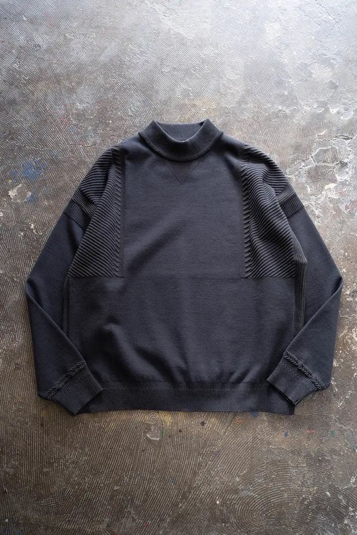 YASHIKI【23AW】Akisora Mock Neck Knit