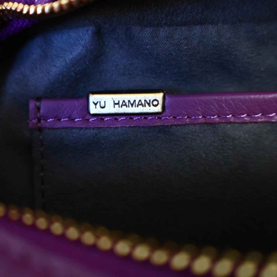 未使用品 YU HAMANO ダックス オーストリッチ レザー ボストンバッグ