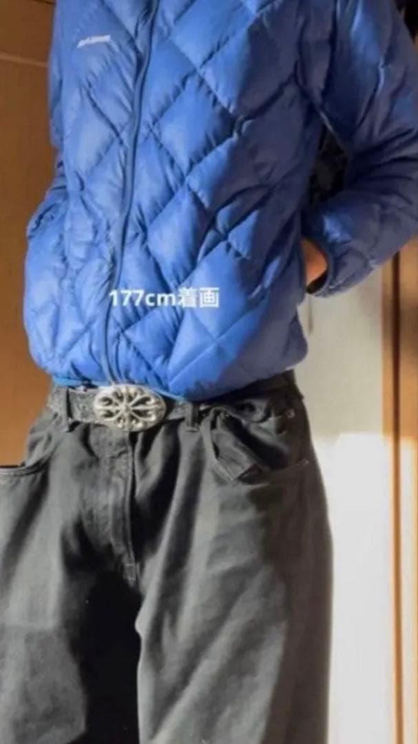 希少サイズmont-bell ダウンジャケット キルティングリバーシブル 黒/赤