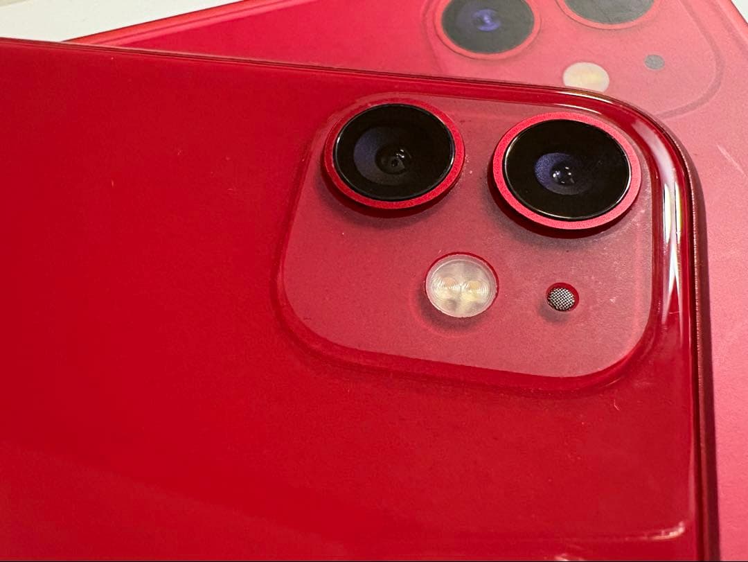 iPhone11 レッド 64GB SIMフリー 本体 箱 付属品あり