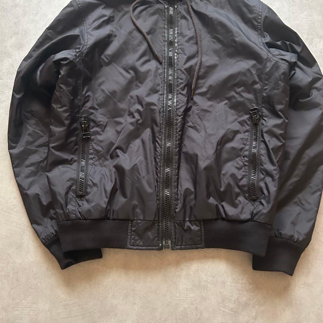 ジャケット・アウター archive grunge diesel nylon jacket black