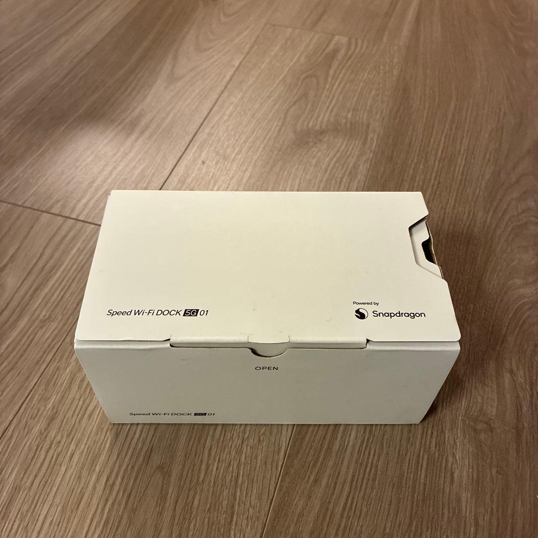 新品未使用　Speed Wi-Fi DOCK 5G 01