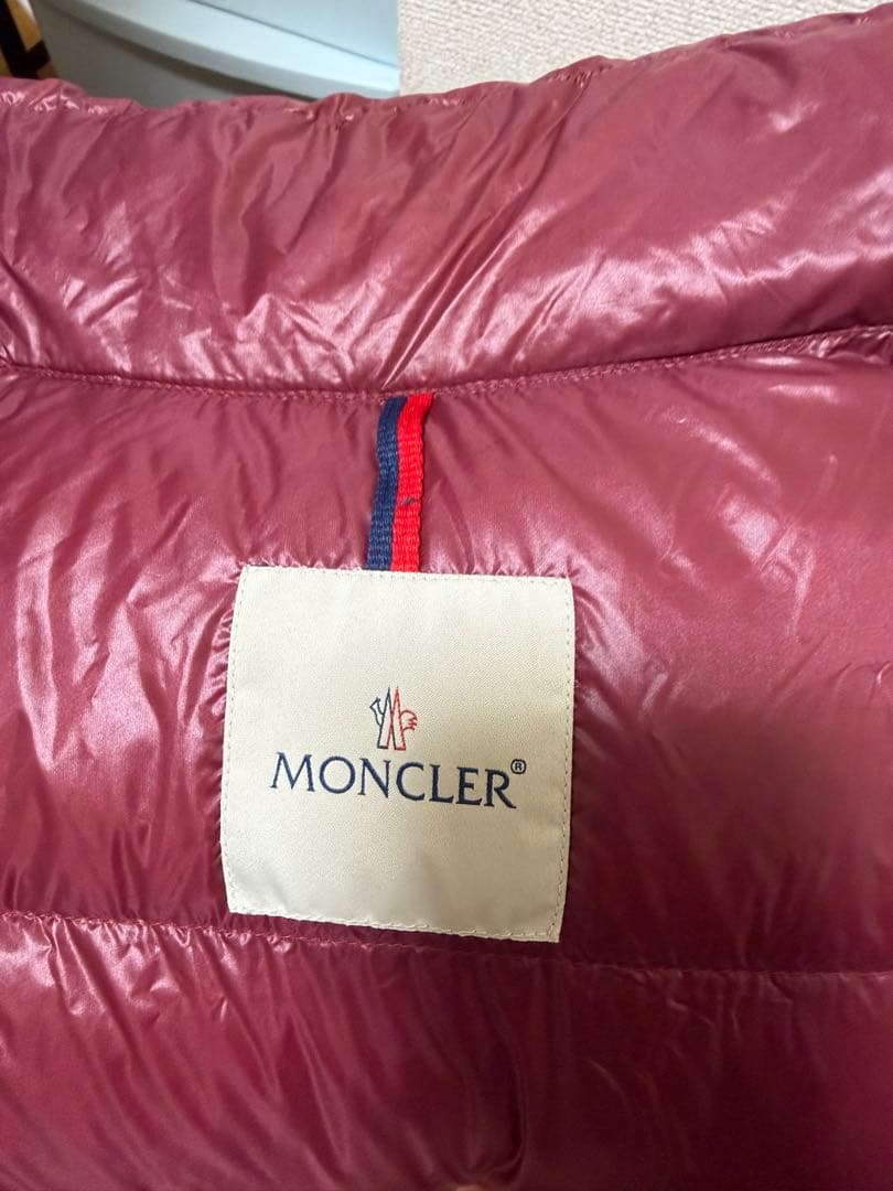MONCLER ダウンジャケットバーガンディ
